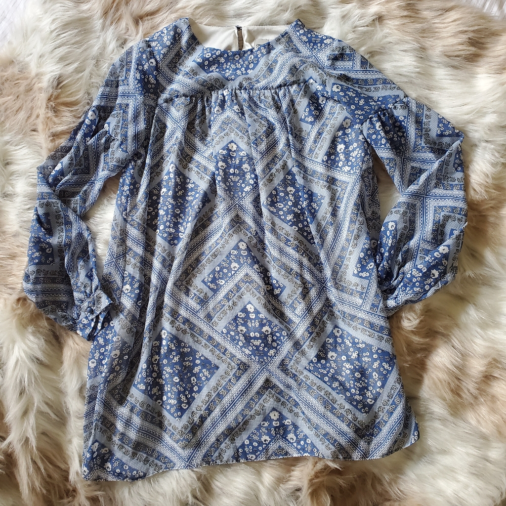 Asos Peasant Hankerchief Dress